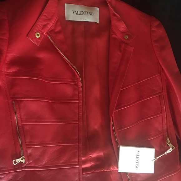 - Valentino Leather Jacket ❤️ 🎁 - Picture 8 of 10